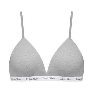 캘빈클라인 라이틀리 라인드로고 캐러셀 트라이앵글 여자 언더웨어 브라 그레이 QP1474O-050