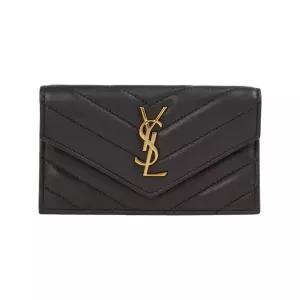 [럭셔리에비뉴] (생로랑) 612808 AAA44 1997 FW25 여성 카산드라 플랩 카드지갑