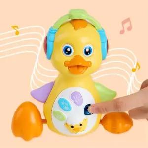 영아용 감각발달 놀잇감 터미타임 움직이는 오리 장난감동물 유치원생