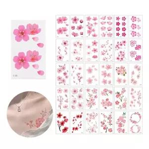 타투스티커 F SET (30P)/꽃타투/스티커/판박이/타투/문신/그림/도안/여자/디자인/붙이는/셀프/지워지는