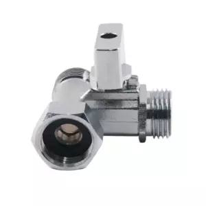 화장실 청소건 연결 밸브 T자 15A 세탁기수도꼭지