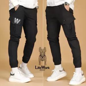 Z  라이프워크 WY 와펜 스팅 조거 트레이닝복 팬츠 - 봄 가을 신상(남여공용)