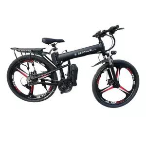 접이식 산악 전기자전거 EMTB (30km) 26인치 벤츠 24인치 검정 전기MTB 21단