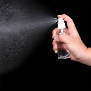 30/50/100ml 흰색 빈 플라스틱 스프레이 병 펌프 분무기 정원 식물 급수 안개 스프레이 리필 가능 병에 넣