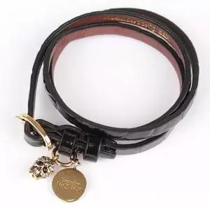 [알렉산더맥퀸] 골드 스컬 더블랩 팔찌 114882485