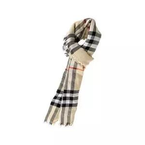 [버버리] 자이언트 체크 울 머플러 베이지 149307001