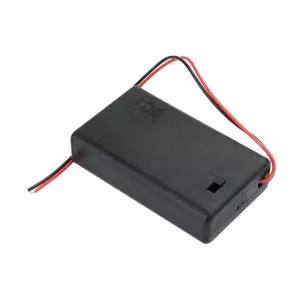 AAA 3구 스위치형 건전지홀더 전원공급용 2선 케이블 포함