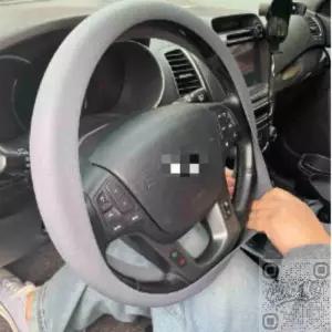 실리콘 핸들커버 오염 방지 논슬립 차량용 얇은 미끄럼 그립감 방수 세척 보호