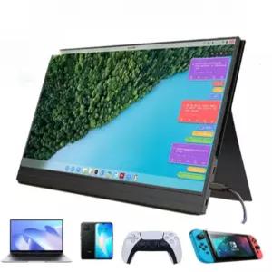 서브 모니터 노트북 포터블 확장 휴대용 보조 컴퓨터 터치 미러링 연결 플스용