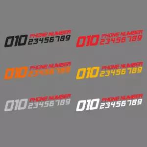 차량연락처 앞유리부착 전화번호 스티커 운전자 자동차