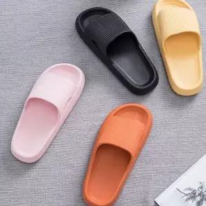 두꺼운 층간소음 방지 슬리퍼 무소음 사무실 실내 슬리퍼 생활 거실