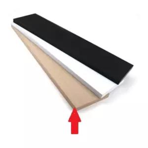 거실 인테리어 실내 선반 제작 나무판 택 오크 중 벽걸이선반 무지주벽선반