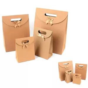 빙투 선물포장 접이식백 케이스 손잡이상자 크라프트 대형 백x10개