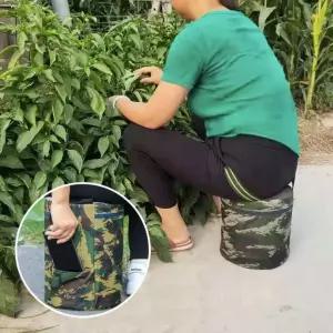 밭일 작업의자 엉덩이 방석 포켓 소지품 수납 농사용 의자