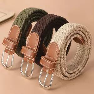 노펀칭 캐주얼 벨트 스판 여성 남성 밸트 허리띠 벨트 캐주얼벨트 허리벨트