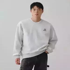 [매장정품} bensherman 바스키아 CROWN 백 프린팅 스웨트 셔츠 BPDTS481U