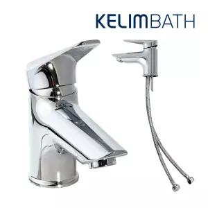 계림바스 신제품 친환경 신소재 세면대 원홀 수전 최고급형 수도꼭지 욕실 KLP-050C SILVER
