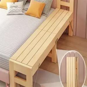 침대연장 프레임 보조 확장 매트리스 베드 간이 침대틀 틈새 수납 배드 접이식 휴대용