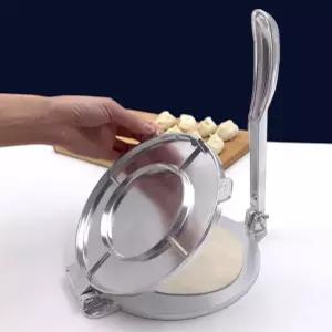 만두피 만들기 도구 국수 자동 소형 휴대용 수동 기계 만두틀 금형 교자 식당 가정용