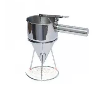 스테인레스 반죽 디스펜서 소형 시럽 케이크 짤주머니 대형 와플 팬 붕어빵 제과제빵