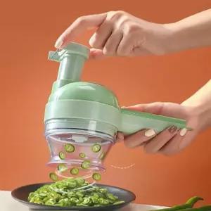 소형 파써는 기계 대파 자동 고추 마늘 다기능 식당 가게 음식점 미니 탕파 슬라이서 야채