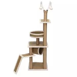 스크래처캣타워 비타리토 스크래처 고양이 캣타워 140cm 중형