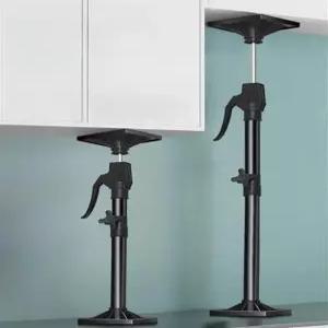 천장지지대 고정봉 받침대 조절식 파이프 폴대 높이조절 짧은 선반