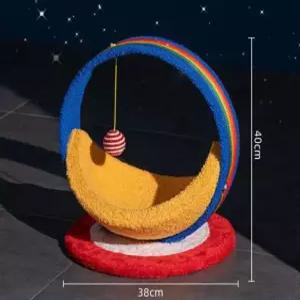 GSBM 실내 소형 캣폴 고양이집 하우스 타워 중형 별빛 캣타워+달 둥지