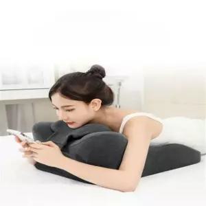 인체공학 편안한 역류성 방지 다용도 경사 쿠션 소형 베개 딥 그레이