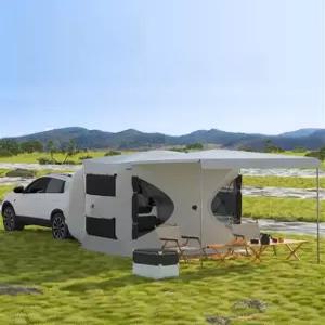 차박 캠핑 차량용 도킹텐트 1.8mx1.8m 녹색 300D