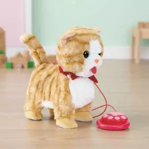 캐스B 그루밍하는 고양이 인형 움직이는 반려동물 돌보기 산책 멜로디 장난감 냥이인형 교감