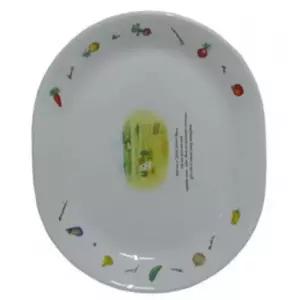 코렐 접시 도자기 접시 타원 나눔 앞 접시 1P 대 DS