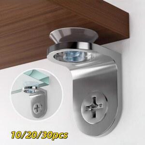 10 20 30PCS 브래킷 흡착판 고정 플레이트 설치 유리 하드웨어 액세서리