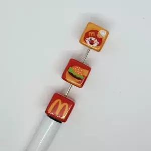 동대문 볼펜꾸미기 볼꾸 버거 맥도날드 DIY 큐브 햄 비즈 파츠