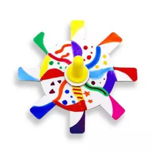 [티처스]무지개 팽이 만들기(4인 세트) STEAM 과학교구 실험키트