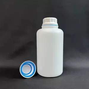 HDPE 2리터 50개 묶음 플라스틱 통 말캡 원형 오일 소분 용기 페트병