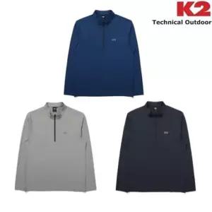 [갤러리아] K2 케이투 남성 간절기 BOOST_스탠다드 집업 긴팔 티셔츠 KMU24291