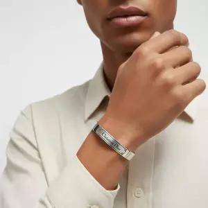 [DIOR]디올 꾸뛰르 뱅글 팔찌 실버 153476057