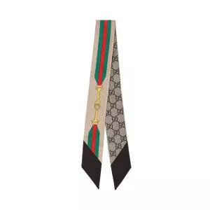 [롯데백화점]구찌 FW25 여성 프린트 리본 스카프 756937 3G001 2164