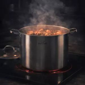 페르쉐프 대용량 인덕션가능스테인리스 곰솥 15L 30cm 대형냄비 육수냄비 업소용곰솥