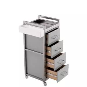 미용 커트 트레이 바퀴 카트 컷트 츄레이 헤어샵 이동식 수납 다용도 트롤리 용품 정리함