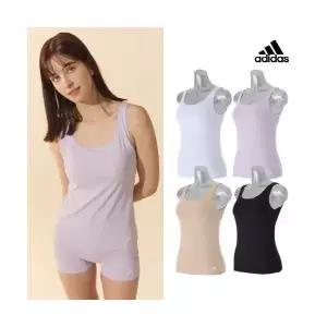아디다스 2+2 퍼포먼스 소프트 에어립 브라탑 런닝형 4종 세트