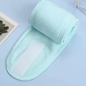 윈코 세안밴드 극세사 스카이 헤어 머리띠 세수 용