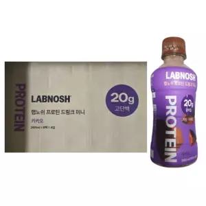 랩노쉬 프로틴 드링크 미니 초코 260ml X 24개 (카카오)