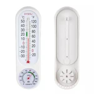 아날로그 온습도계(약6.5x22.5cm) 벽걸이용 온도계 습도계 실내온도 실내습도