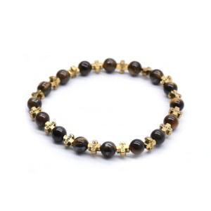 CACALOSS 가톨릭 팔찌 신축성 구슬 묵주 남녀 크로스