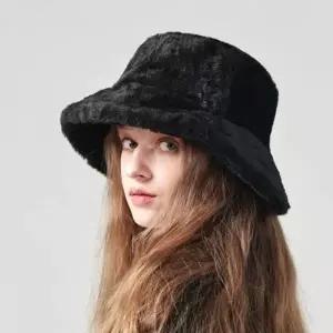 [다잇템] 여자 FW 털벙거지 화이트 소프트퍼 분홍색 버킷햇_19623622_588872