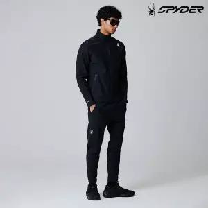 매장정품 SPYDER 스파이더 [스파이더 본사] 남성 헥센 플리스 본딩 트레이닝 팬츠 SPIWCNFP117MBLK 1215816