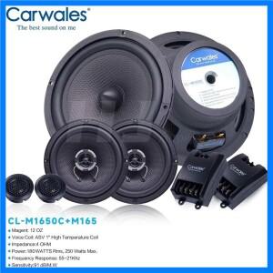 1kit 6.5 인치 양방향 콤비네이션 동축 스피커 키트 오디오 사운드 시스템 세트, 자동차 고음 우퍼 트위터