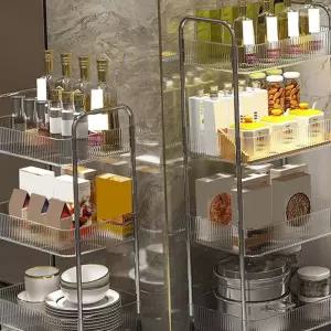 L39 투명 이동식 트롤리 진열장 이동식트롤리 선반 이